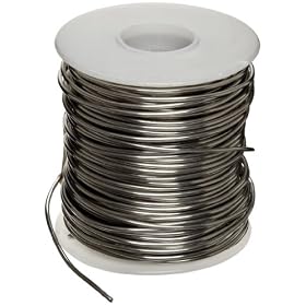 Nickel Silver 752 Wire, Annealed, 1lb Spool, 10 AWG, 0.1" Diameter, 11895' Length