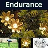 from PowerBee Powerbee Endurance Solar Fairy Lights 100 Quality Superbright Sunflower LEDs Multi Function Garden, Party, Tree Lights for All Year Round Use Model PowerBee Ltd