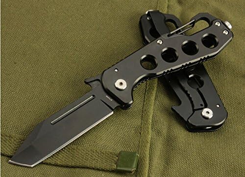 Survival Camping Pocket Black Folding Knife S WC274B-7.28''