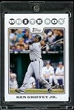 Ken Griffey Jr. - Chicago White Sox - 2008 Topps Updates & Highlights Baseball Card in Protective Screw Down Display Case!
