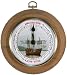 Nautical Tide Clock Galleon Ship Dial by West and Company Light Oak