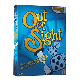 Mattel Out of Sight Card and Dice Game