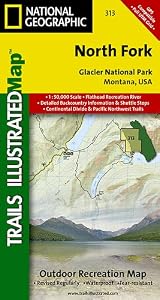 TI Map #313- North Fork, Glacier National Park