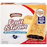 BLUEBERRY FRUIT & GRAIN LOW FAT CEREAL BARS, BLUEBERRY