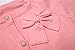 Lymanchi Little Girls' Pearl Bow Long Sleeve Button Front Knit Cardigan Sweater