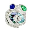 Sterling Silver, Paua...