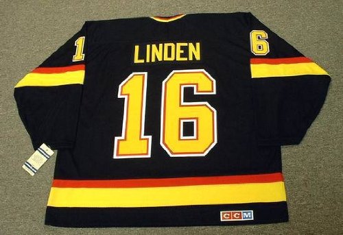 Buy TREVOR LINDEN Vancouver Canucks 1994 CCM Vintage Throwback Away NHL Hockey Jersey