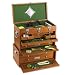 Gerstner American Red Oak Box / Only Chest Only Loaded With Orvis Fly-tying Kit