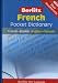 French Pocket Dictionary: French-English/Anglais-Francais (Berlitz Pocket Dictionary) (English and French Edition)