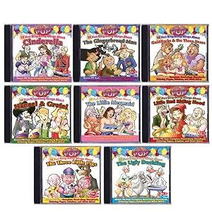8 Pack Fairy Tale Pop Jewel Case Audio AudioBooks