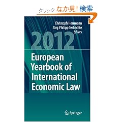 European Yearbook of International Economic Law 2012