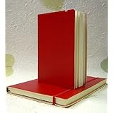 Pentalic a la Modeskin Sketch Book- 6x8 Inch Red Cover