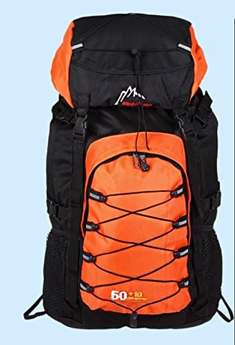 EVa Mountaineering Backpack 50L professional mountaineering bag leisure travel bag large capacity , Orange