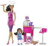 Barbie I Can Be Pizza Chef African-American Doll and Playset