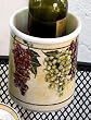 The Grapes of Wine Ceramic Crock