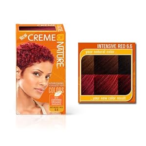Creme Nature Hair Color on Creme Of Nature Hair Dye Color Intensive Red 6 6  Amazon Co Uk