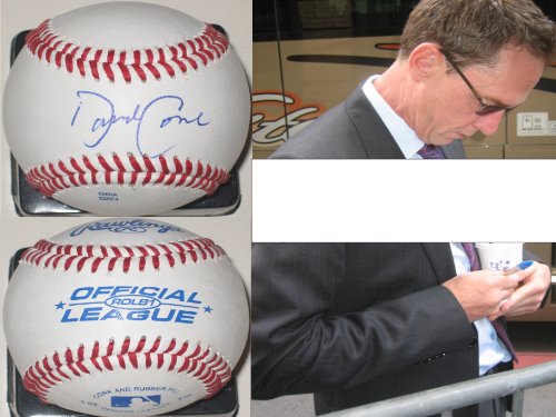 DAVID CONE NEW YORK YANKEES,WORLD SERIES CHAMPS,SIGNED BASEBALL WITH PROOF AND COA