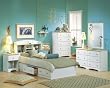 Shaker Collection in Pure White and Natural Maple Finish By SouthShore Furniture