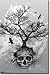 (22x34) Skull Tree Art Print Poster