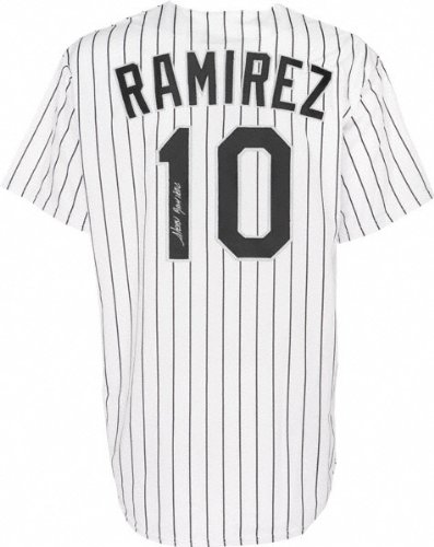 Alexei Ramirez Autographed Jersey | Details: Chicago White Sox, Majestic Pinstripe Replica