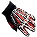 Motocross Motorcycle BMX MX ATV Dirt Bike Skeleton Racing Gloves Red