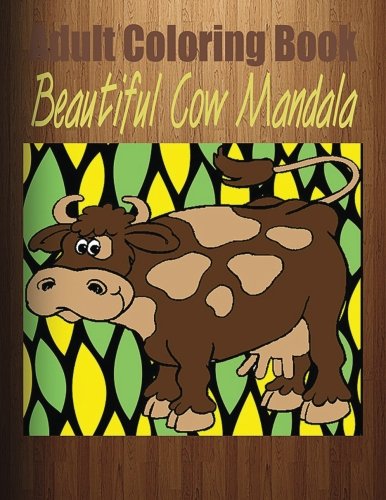 Adult Coloring Book Beautiful Cow Mandala