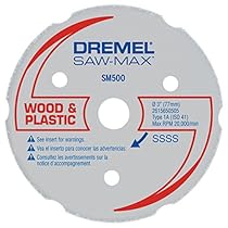 Dremel SM500 3-Inch Wood & Plastic Carbide Wheel
