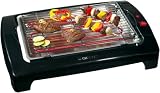 Clatronic 262952 Barbeque Tischgrill BQ 2977 Cool-Touch Gehaeuse 2000Watt