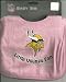 Minnesota Vikings Pink Baby Bib