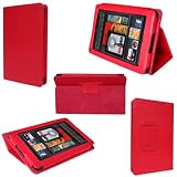 Kindle Fire Lightweight Folio Case (Red) with Stand by Supcase (TM)-WY62