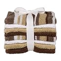 Washcloth 8-pk. - Brown