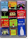 Eat Here Mighty Magnets Set of 10 magnets