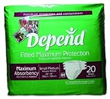 Units Per Pack 16 Depend Maximum Protection Brief with EasyGrip Tapes Large Hip 42-52