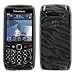 MyBat Smoke Zebra Plexi Hard Silicone Cover Case For BlackBerry Pearl 9100 thumb