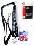 Seattle Seahawks Lanyard with Ticket Holder and Logo Pin