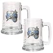 Orlando Magic NBA 2pc 15oz Glass Tankard Set - Primary Logo by Great American Products
