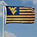 College Flags & Banners Co. West Virginia Mountaineers Stars and Stripes Nation Flag