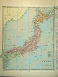 MAP JAPAN INDIA CEYLON CHINESE EMPIRE PHILIPPINE ISLAND