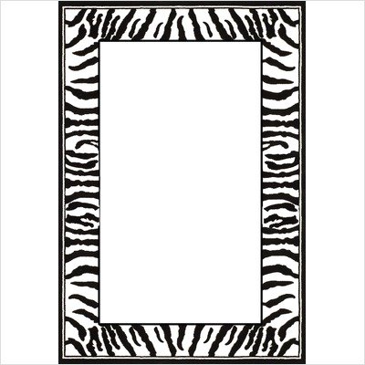 Safavieh Lyndhurst Collection LNH227A Black and White Area Rug, 4-Feet by 6-Feet