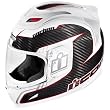 Icon Carbon Lifeform Men's Airframe Sports Bike Motorcycle Helmet - White