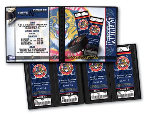 Florida Panthers Ticket Album - Book Holder Display