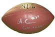 Green Bay Packers Alex Green Autographed NFL Wilson Composite Football Featuring "Go Pack!" Inscription, Proof Photo