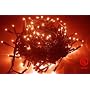 100 Orange Rice Lights - 8 Function Indoor Outdoor String Lights
