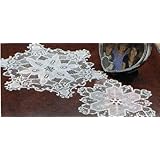 SNOWFLAKE LACE DOILIES (SET OF 8 IN 2 SIZES)