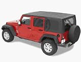 2 Piece Hardtop WITHOUT Upper Doors Jeep Wrangler Unlimited 07 (Black Only)