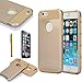 iPhone 6 Case, oneCase? Hybrid High Impact Shockproof Protective Case Hard Plastic+Soft Silicon Rubber Armor Defender Case Cover for Apple iPhone 6 4.7 inch Screen with Stylus & Screen Protector (Gold/Gold)