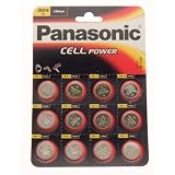 Panasonic CR-2016 Lithium Coin Battery - Twelve Pack