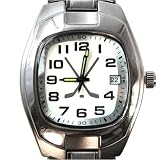 Hockey Watch Men's Stainless Steel Pro Series Quartz Movement Watch