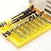 45 in 1 Professional Portable Opening Tool Compact Screwdriver Kit Set with Tweezers & Extension Shaft for Precise Repair or Maintenance Jk6089-A