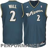 Adidas Washington Wizards John Wall Revolution 30 Replica Road Jersey Large